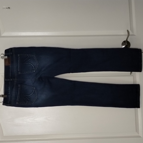 Maurices size 9 10 reg straight leg no distressing medium-dark wash maurice's - Picture 4 of 11
